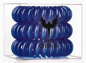 HH Simonsen Hair Cuddles Dark Blue Gumki Sprężynki