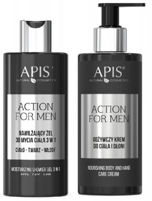 Apis Zestaw Perfumowany Action For Men Żel + Krem
