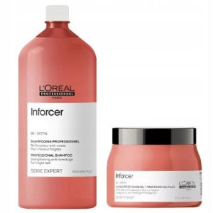 L'Oreal Inforcer Szampon 1500 ml + Maska 500 ml