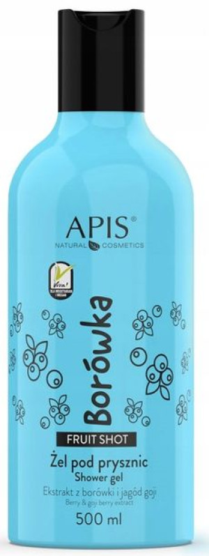 Apis Fruit Shot Borówkowy Żel Pod Prysznic 500 ml