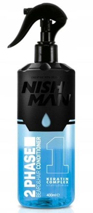Nish Man 2Phase Odżywka Do Brody i Włosów 400 ml