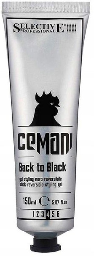 Selective Cemani Black Żel Barwiący Siwe Włosy 150