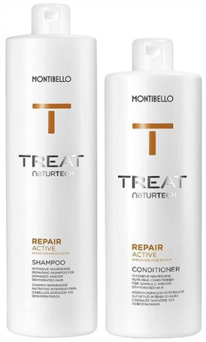 Montibello Repair Szampon 1000ml Odżywka 750ml XL