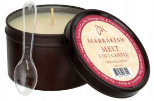 Marrakesh Sojowa Świeca Do Masażu Olej z Konopi