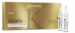 Allwaves Serum Ampułki Keratyną Do Włosów 12x10 ml