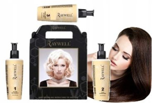 Raywell Zestaw Zabieg Do Włosów Gold 3x150 ml
