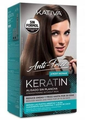 Kativa Keratin AntiFrizz Zestaw Prostowania Włosów