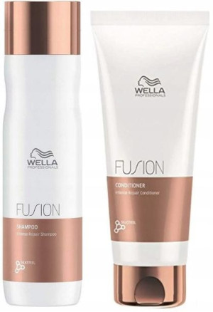 Wella Fusion Intensywna Odbudowa Włosów Zestaw