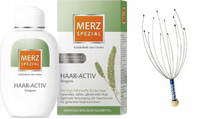 Merz Spezial Special Haar Activ 120szt + Masażer