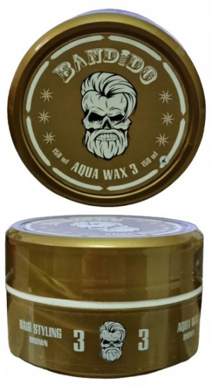 Bandido Aqua Hair Wax Brown 3 Wodna Pomada 150 ml