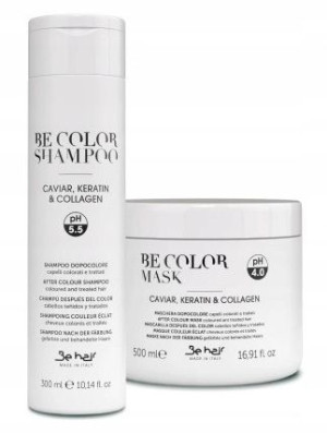 Be Hair Be Color Szampon I Maska Z Kawiorem