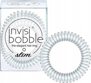 Invisibobble Gumki Silikonowe Slim Przezroczyste 3