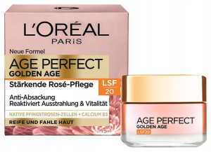 L'Oreal Paris Age Perfect Różany Krem 55+ Dzień