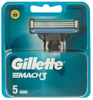 Gillette Mach3 Wkłady Wymienne Do Maszynki 5 szt