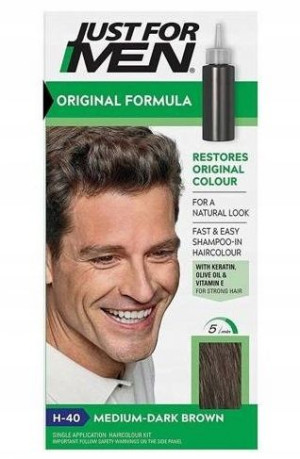 Just For Men Odsiwiacz Średni Ciemny Brąz H40