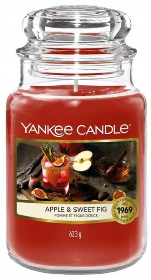 Yankee Candle Świeczkaa Słoik Apple Sweet FIG DUŻA