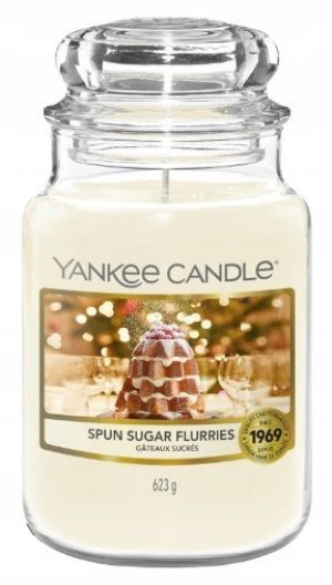 Yankee Candle Świeca Świąteczna Spun Sugar Fluries