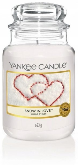 Yankee Candle Zimowa Świeca Zapachowa Snow In Love