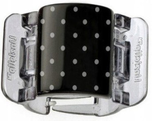 Linziclip Midi Black With White Dots Klamerka