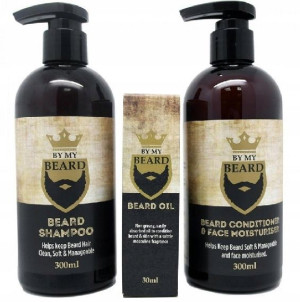 By My Beard Szampon 300ml + Odżywka 200ml + Olejek