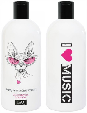 LaQ Kotka 2w1 Żel Do Mycia Szampon Do Włosów 300ml