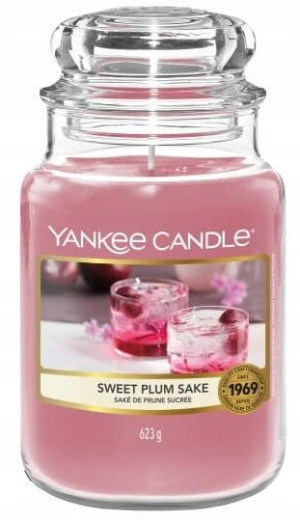 Yankee Candle Świeczka Duży Słoik Sweet Plum Sake