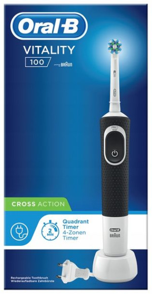 Oral-B Cross Action Czarna Szczoteczka Elektryczna