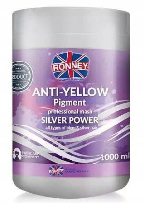 Ronney Anti-Yellow Silver Maska Włosy Blond 1000ml