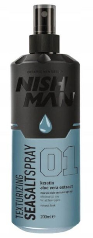 NishMan Sea Salt Spray Do Stylizacji Włosów z Solą