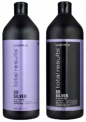 Matrix So Silver Szampon 1000 ml + Odżywka 1000 ml