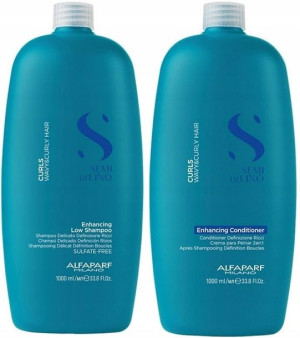Alfaparf Curls Szampon 1000 ml + Odżywka 1000 ml