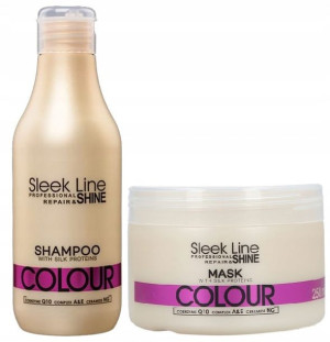 Stapiz Sleek Line Colour Szampon 300 Maska 250 ml