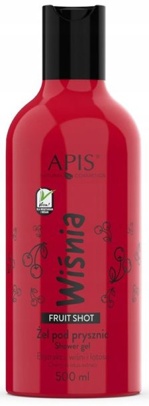 Apis Fruit Shot Żel Pod Prysznic Wiśnia 500 ml