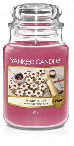 Duża Świąteczna Świeczka Zapachowa Yankee 623g