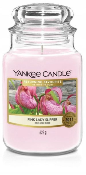 Yankee Candle Pink Lady Slipper Świeca Słoik DUŻY