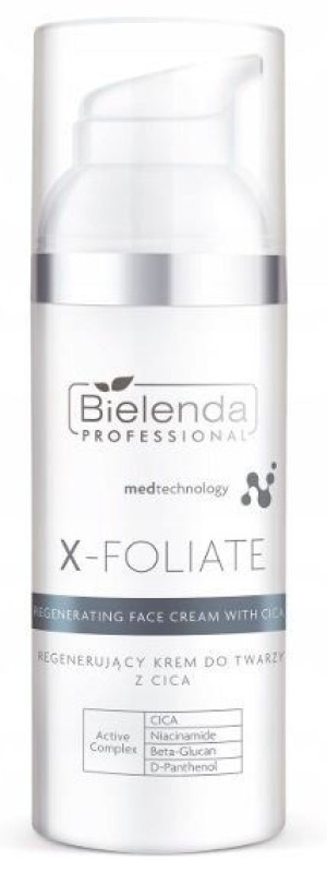 Bielenda X-FOLIATE Regenerujący Krem z CICA 50 ml