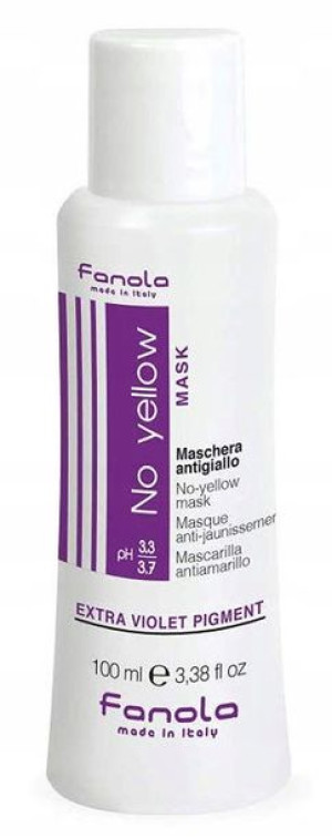 Fanola No Yellow Maska - Włosy Blond i Siwe 100ml