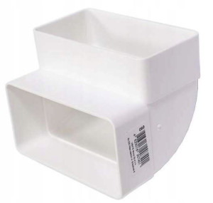 Kolanko Wentylacyjne Pionowe 110x54mm 90st 060