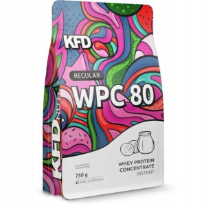 Białko KFD Regular WPC 80 750g Śmietankowo-Mleczny