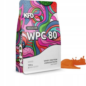 Białko KFD Regular WPC 80 750g Solony Karmel