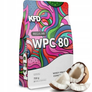  Białko KFD Regular WPC 80 750g Kokos