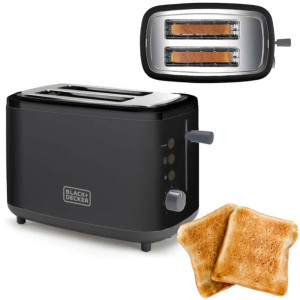 Toster 820w Black+decker Czarny