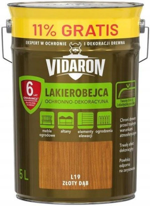 Vidaron Lakierobejca 5l L19 Złoty Dąb