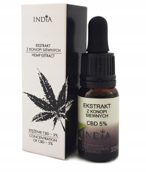 Olejek Konopny Cbd 5% 10ml Certyfikowany