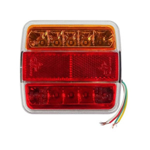 Lampa tylna przyczepki kwadratowa LED