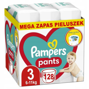 Pieluchomajtki Pampers Pants 3 Mega Box 128szt