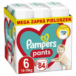 Pieluchomajtki Pampers Pants Rozmiar 6 Box 84szt