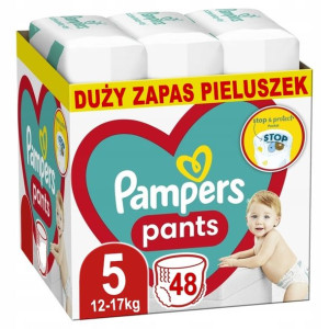 Pieluchomajtki Pampers Pants Rozmiar 5 Box 48szt