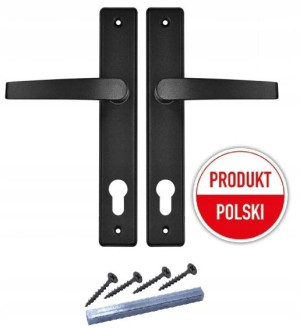 Klamki Klamka Do Furtki Furtek Czarna Premium 90mm