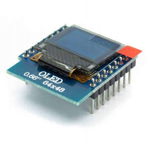 Wyświetlacz OLED 0,66" 64x48px Wemos D1 biały